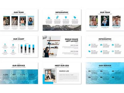 Free Fluid Keynote Presentation Template