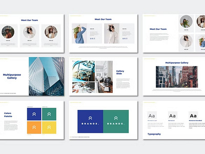 Free Brand Keynote Presentation Template