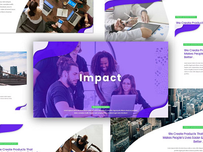 Free Impact - Powerpoint Templates analysis annual branding corporate design designposter graphic design illustration infodata keynote mockup motion graphics pitchdeck powerpoint powerpoint templates report startup tech ui vector