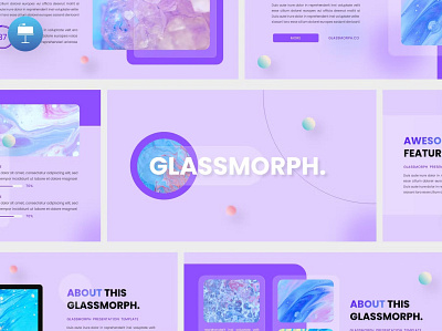 Glassmorph - Glassmorph Keynote Template bitcoin blockchain branding collectibles crypto cryptocurrency design designposter fungible graphic design illustration keynote metaverse motion graphics neumorph nft powerpoint transaction ui vector