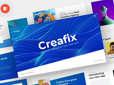 Creafix - Creative Powerpoint Template bitcoin blockchain branding collectibles crypto cryptocurrency design designposter fungible graphic design illustration keynote metaverse motion graphics neumorph nft powerpoint transaction ui vector