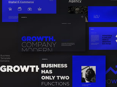 Growth Presentation Template annual business clean corporate download google slides keynote pitch pitch deck powerpoint powerpoint template pptx presentation presentation template project report slidemaster slides template web