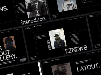 Free EzNews - Minimal Presentation Template