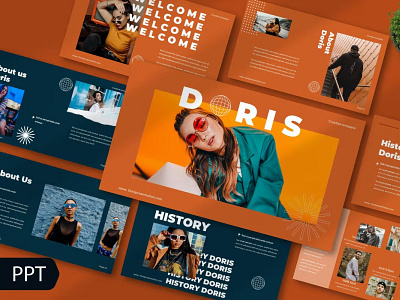 Doris Presentation Template annual business clean corporate download google slides keynote pitch pitch deck powerpoint powerpoint template pptx presentation presentation template project report slidemaster slides template web