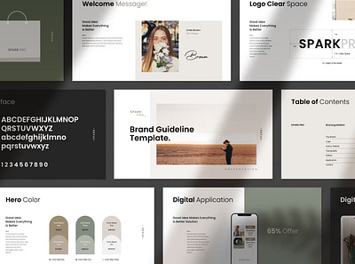 Brand Guideline PowerPoint Template annual business clean corporate download google slides keynote pitch pitch deck powerpoint powerpoint template pptx presentation presentation template project report slidemaster slides template web