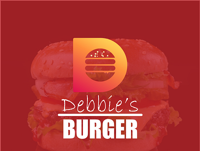 Debbie's Burger Logo graphic design logo