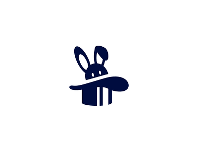 Magician Logo bunny design designs hat logo logos magic magician rabbit