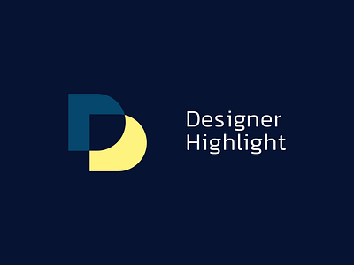 Designer Highlight brand design designs highlight identity logo logos mark spotlight symbol