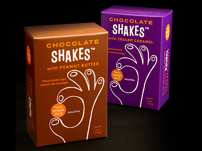 Chocolate Shakes candy illustration kids packaging typography