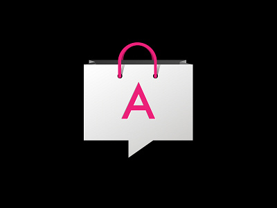 Ali Shops app brand identity editorial illustration logo