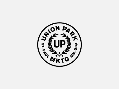 Union Park brand identity branding logo marketing seal