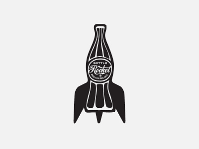 Bottle Rocket bottle brand identity branding logo rocket