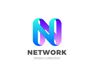 Letter N Logo design 3D 3d 3d letter abstract branding concept conceptual design conceptul creative design gradient graphic graphic design icon icon design illustration logo modern modern logo