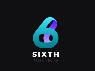 Number 6 Six design 3d 3d letter abstract animation branding concept creative design graphic design illustration letter logo monogram motion graphics number synthwave text typography
