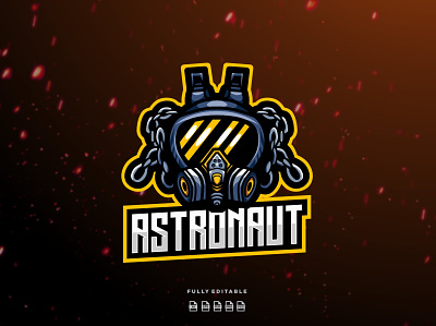 Astronaut Logo 3d 3d letter abstract astronaut branding concept creative design illustration logo logo effect logo text mask ui
