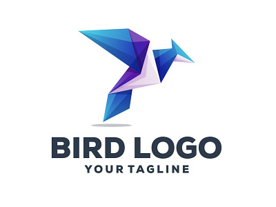 Bird logo design 3d 3d letter abstract animation branding concept creative design graphic design illustration letter logo motion graphics typography vector