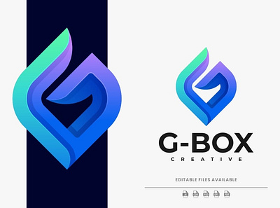 Letter Gradient Logo 3d 3d letter abstract alphabet branding concept creative design gradient illustration letter logo logo effect