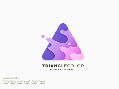 Triangle Logo 3d 3d letter abstract animation branding color concept creative design graphic design illustration logo motion graphics splash triangle vector