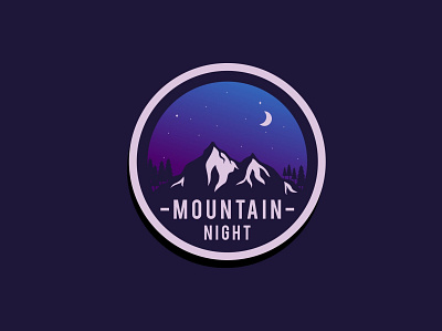 NIGHT MOUNTAIN LOGO TEMPLATES 3d 3d letter abstract animation branding concept creative design download graphic graphic design illustration logo mockup logo mockup vector motion graphics ui vector