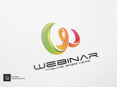 Webinar / W Letter - Logo Template 3d 3d letter abstract animation branding concept creative design gradient graphic design illustration letter logo motion graphics typography ui vector webinar