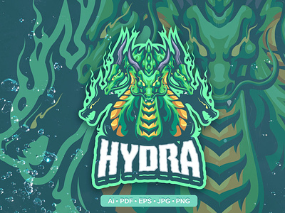 Hydra Esports and Sports mascot Logo