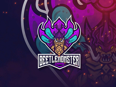 Beetle Monster Logo Template