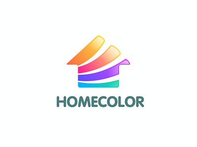 Modern Colorful Home Color Logo