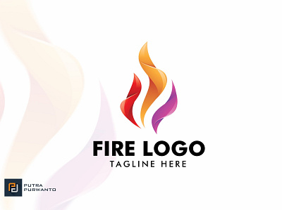 Fire - Logo Template 3d 3d letter abstract animation branding concept creative design fire fire logo graphic design illustration logo logo template motion graphics ui vector