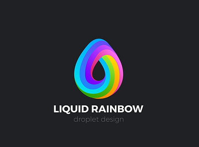 Logo Colorful 3d 3d letter abstract animation branding concept creative design graphic design illustration liquid logo motion graphics splash ui vector
