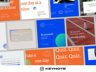 Modern Stylish - Instagram Template Keynote
