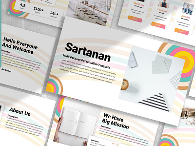 Sartanan - Business 3d abstract branding concept creative design freelancer google slides graphic design illustration job keynote motion graphics powerpoint presentation template