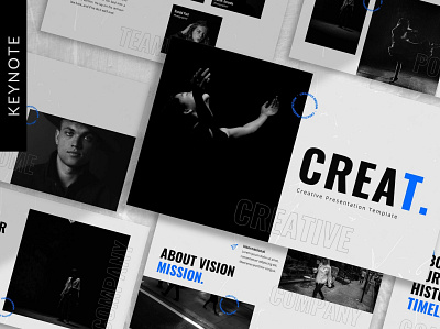 Creat - Creative abstract branding business catalogue concept creative design freelancer google slides job keynote multipurpose pitch deck powerpoint powerpoint template presentation purpose template vector