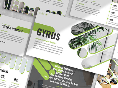 Gyrus - Business annual branding business concept corporate creative deck design google slides illustration keynote modern pitch pitch deck powerpoint presentation report slides template