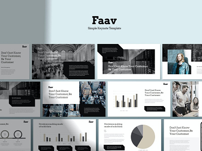 Faav - Modern & Simple business corporate creative diagram elegant fashion google slides keynote lookbook modern moodboard multipurpose pitch deck portfolio powerpoint presentation purpose simplicity slides template