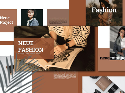 Neue Fashion Minimal - Template branding concept creative deck deck clean design fashion fashion minimal illustration minimal minimal template modern pitch deck powerpoint powerpoint template presentation professional professional template slides slides clean