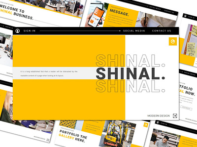 SHINAL Google Slides Template