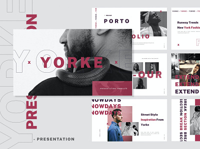 Yorke abstract annual report branding business concept creative design google slides illustration keynote marketing multipurpose pitch deck portfolio powerpoint presentation purpose report vector web development