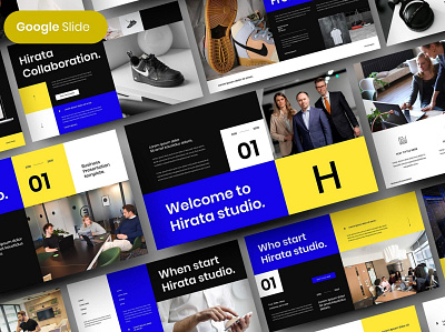 Hirata - Business Template abstract branding business business template chart concept creative design google slides graph graphic design illustration keynote logo motion graphics pitch deck powerpoint template ui vector