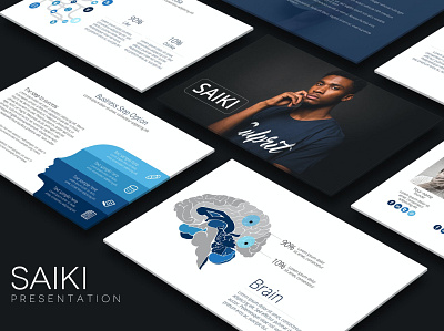 SAIKI Google Slides abstract agency branding concept creative design google slides graphic design illustration infographic minimalist motion graphics photography powerpoint pptx presenation psd template unique vector