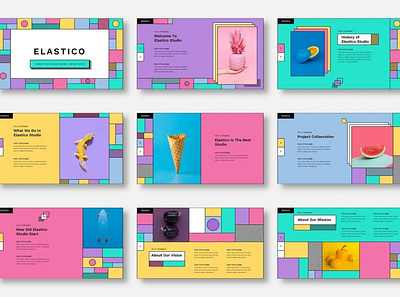 Elastico – Creative Business Keynote Template abstract branding business business keynote clean company concept consulting creative design finance google slides illustration investor keynote multipurpose pitch deck powerpoint purpose slides