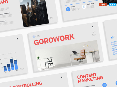 Grey Red Blue Modern Company Profile & Business abstract blue modern branding business company profile concept creative design grey red illustration infographic landing landing page pitch powerpoint ui web web development web maintance website