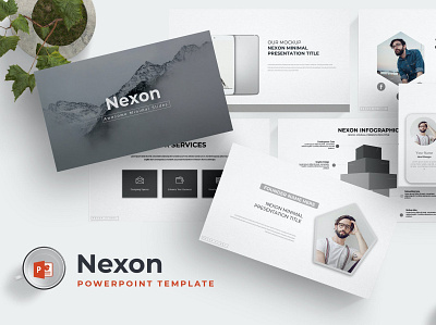 Nexon - Powerpoint Template abstract branding bright business communication concept creative creative fresh design global graphic graphic design illustration info infographic powerpoint professional template unique vector