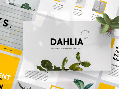 Dahlia - Google Slides abstract annual annual report branding business concept creative design google google slides illustration information keynote layout leaflet marketing powerpoint report slides vector