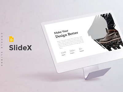 Slide X - Google Slides Template abstract branding communication concept creative deck design fresh google google slides graphic design illustration infographic keynote modern pitch pitch deck powerpoint professional theme