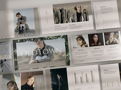 Oldtown - Lookbook Template abstract annual branding concept creative deck design google google slides illustration pitch pitch deck powerpoint presentation report slides template vector web development web maintance