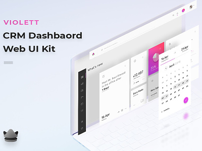 Violett Web UI Kit admin branding business charts concept creative data funds graphic design ios kit management money saas uiux ux wallet web web ui web ui kit