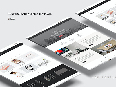 Business and Agency PSD Template