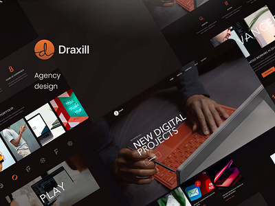 Draxill Agency PSD Template