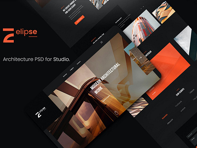 Elipse Architecture PSD Template