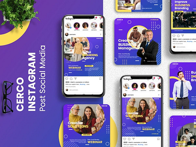 Cerco - Webinar Instagram Post Template